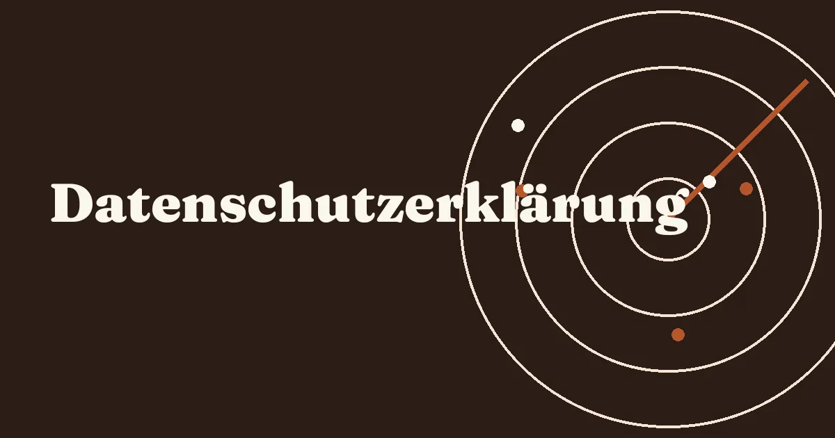 Datenschutzerklärung